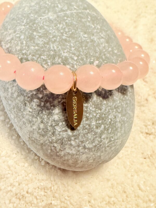 Bracelet pierre Quartz Rose – Image 3